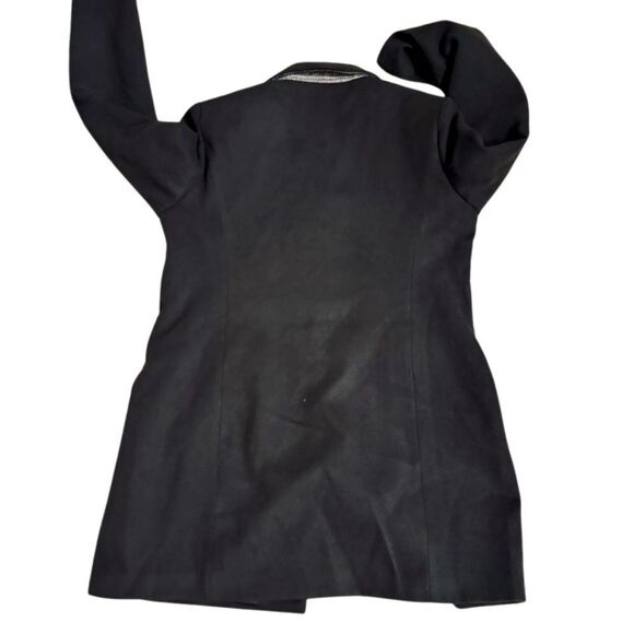 Maralyn & Me Juniors Single-Breasted Reefer Coat  jacket, black  size XL NWT - Picture 4 of 5